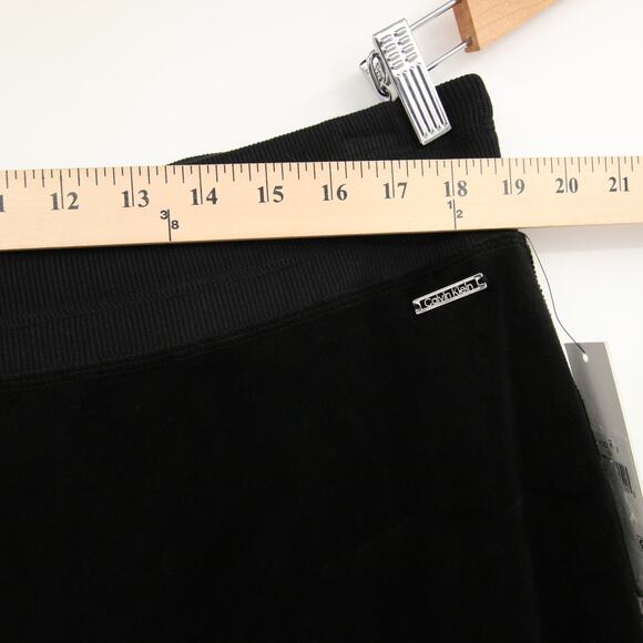 Calvin Klein Sweatpants Black Velvet Velour Super Soft Pull On Elastic Waist 1X - Picture 5 of 13